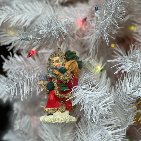Rare Vintage Santa Clause Christmas Tree Ornament - Picture 3 of 5